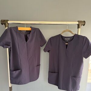 Navy Blue scrub tops